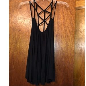 NWT Strappy Black Tank Top